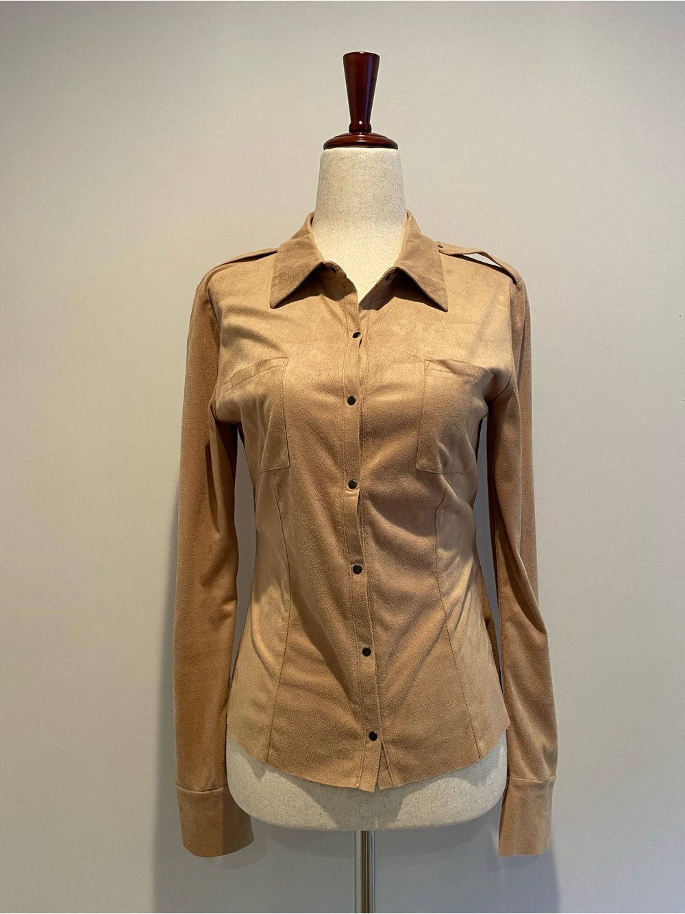 Kenneth Cole long-sleeve button-up utility shirt EUC - size XS